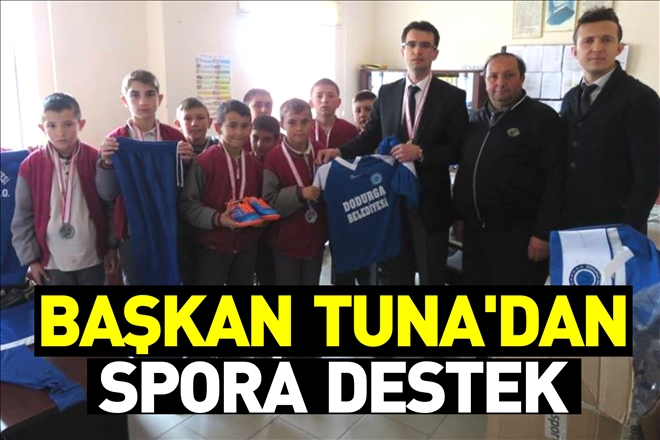 BAŞKAN TUNA´DAN SPORA DESTEK