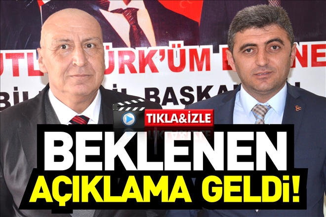 BEKLENEN AÇIKLAMA GELDİ!