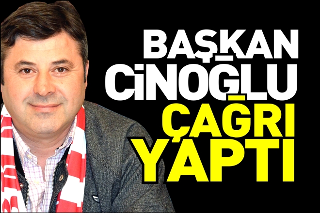 CİNOĞLU´NDAN SAĞDUYU ÇAĞRISI