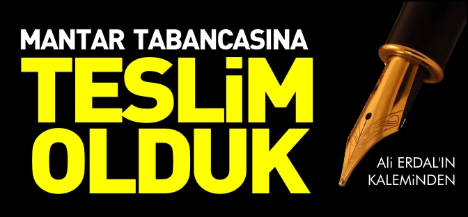 MANTAR TABANCASINA TESLİM OLDUK