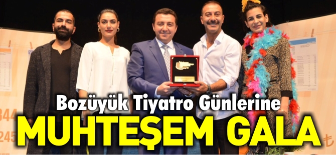 BOZÜYÜK TİYATRO GÜNLERİ MUHTEŞEM GALA PROGRAMI İLE BAŞLADI