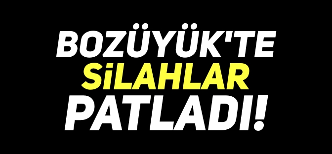 BOZÜYÜK’TE SİLAHLA YARALAMA 1 AĞIR YARALI