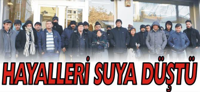 HAYALLERİ SUYA DÜŞTÜ