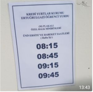 DOLMUŞ SEFERLERİ BAŞLADI