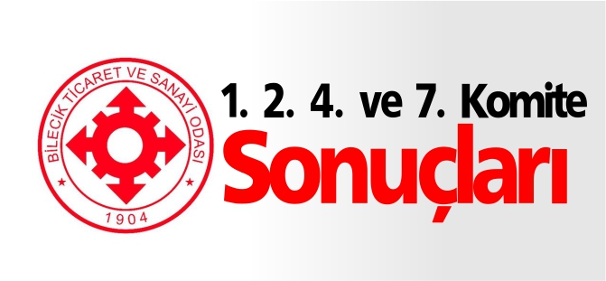 TSO 1. 2.  4. ve 7. KOMİTE SEÇİM SONUÇLARI