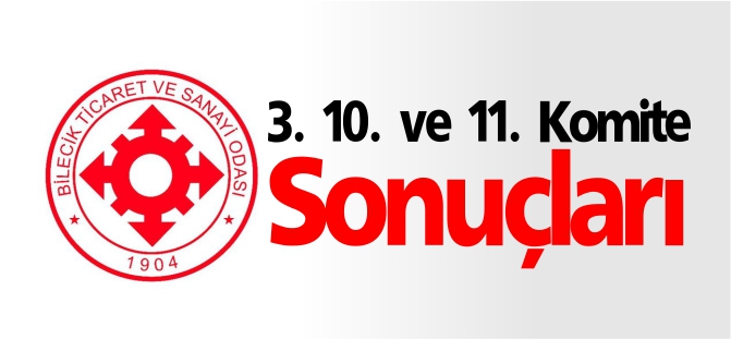 TSO 3. 10. ve 11. KOMİTE SEÇİM SONUÇLARI