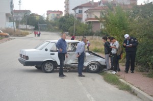 CADDE ÜZERİNDE KAZA