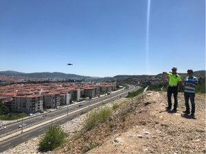 EMNİYETTEN 'DRONE'LU DENETİM!