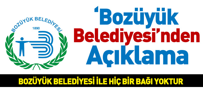 BOZÜYÜK BELEDİYESİ'NDEN 'İDMAN YURDU' AÇIKLAMASI