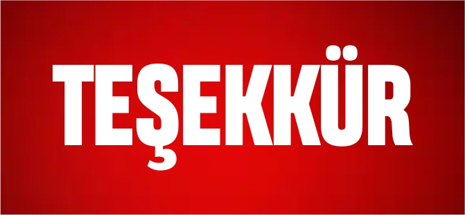 TEŞEKKÜR