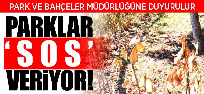 PARKLAR SOS VERİYOR !