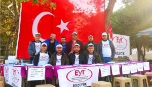 EYT'LİLER OSMANELİ'NDE STANT AÇTI