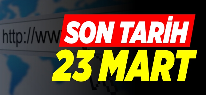 SON TARİH 23 MART