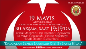 19 MAYIS BALKONLARDAN KUTLANACAK