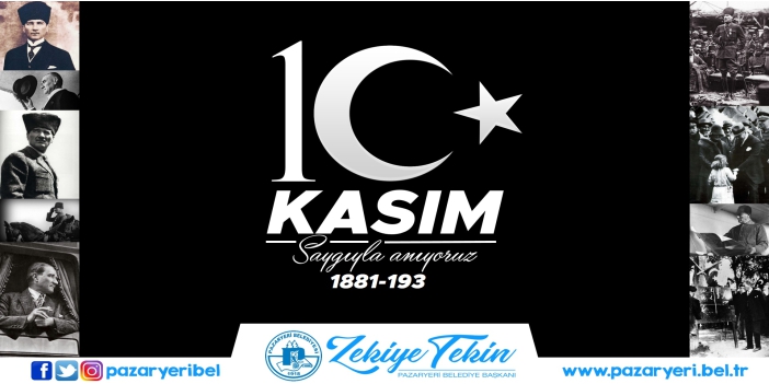 Pazaryeri Belediyesi - 10 Kasım Anma