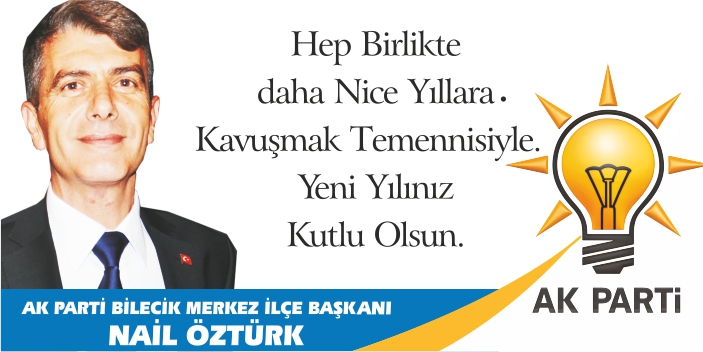 AK Parti Merkez İlçe Başkanlığı - Yılbaşı Tebrik İlanı