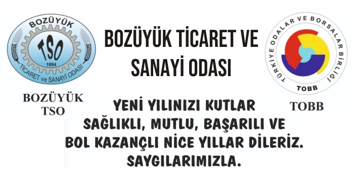 Bozüyük TSO - Yılbaşı Tebrik İlanı