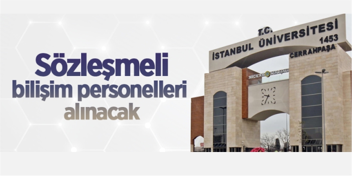 Sözleşmeli bilişim personelleri alınacak