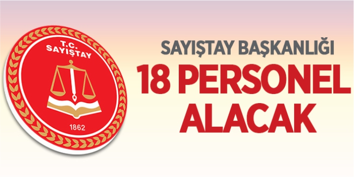 Sayıştay personel alacak