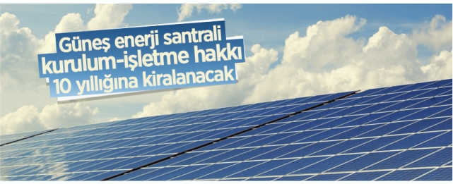 Güneş enerji santrali kiraya verilecek