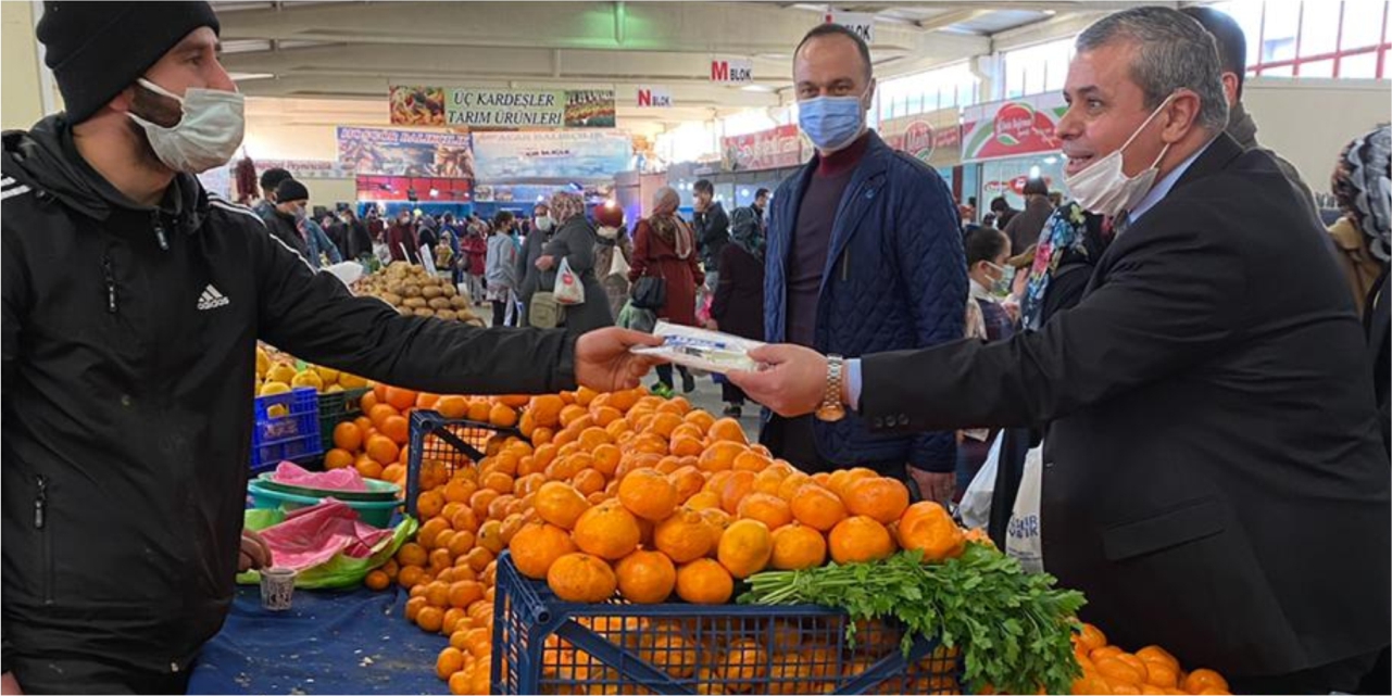 DEVA Partisi, pazarcı esnafını dinledi