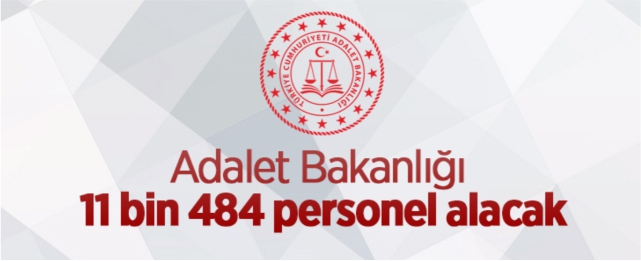 Adalet Bakanlığı personel alacak