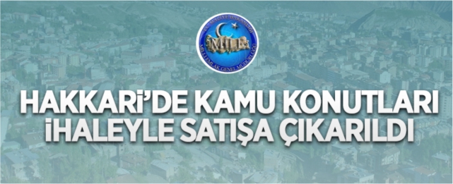 Kamu konutları satışa çıktı