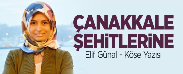 ÇANAKKALE ŞEHİTLERİNE