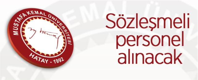 Sözleşmeli personeller alacak