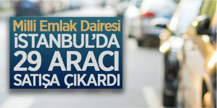 29 araç satışa çıktı