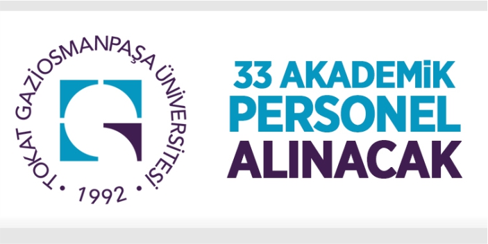 33 akademik personel alınacak