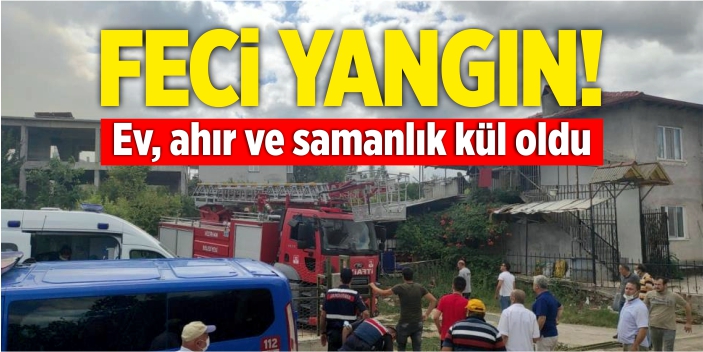 Gülümbe'de feci yangın