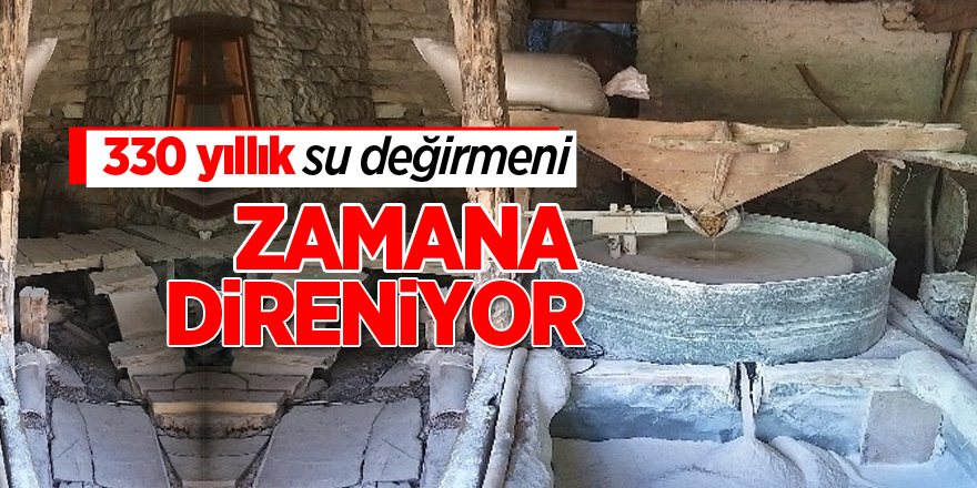 330 yıllık su değirmeni zamana direniyor