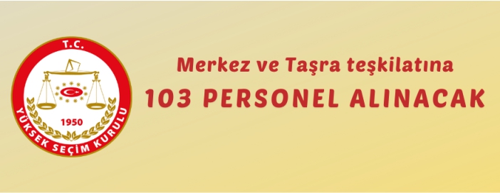 YSK'dan personel alımı