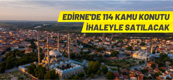 114 kamu konutu satılacak