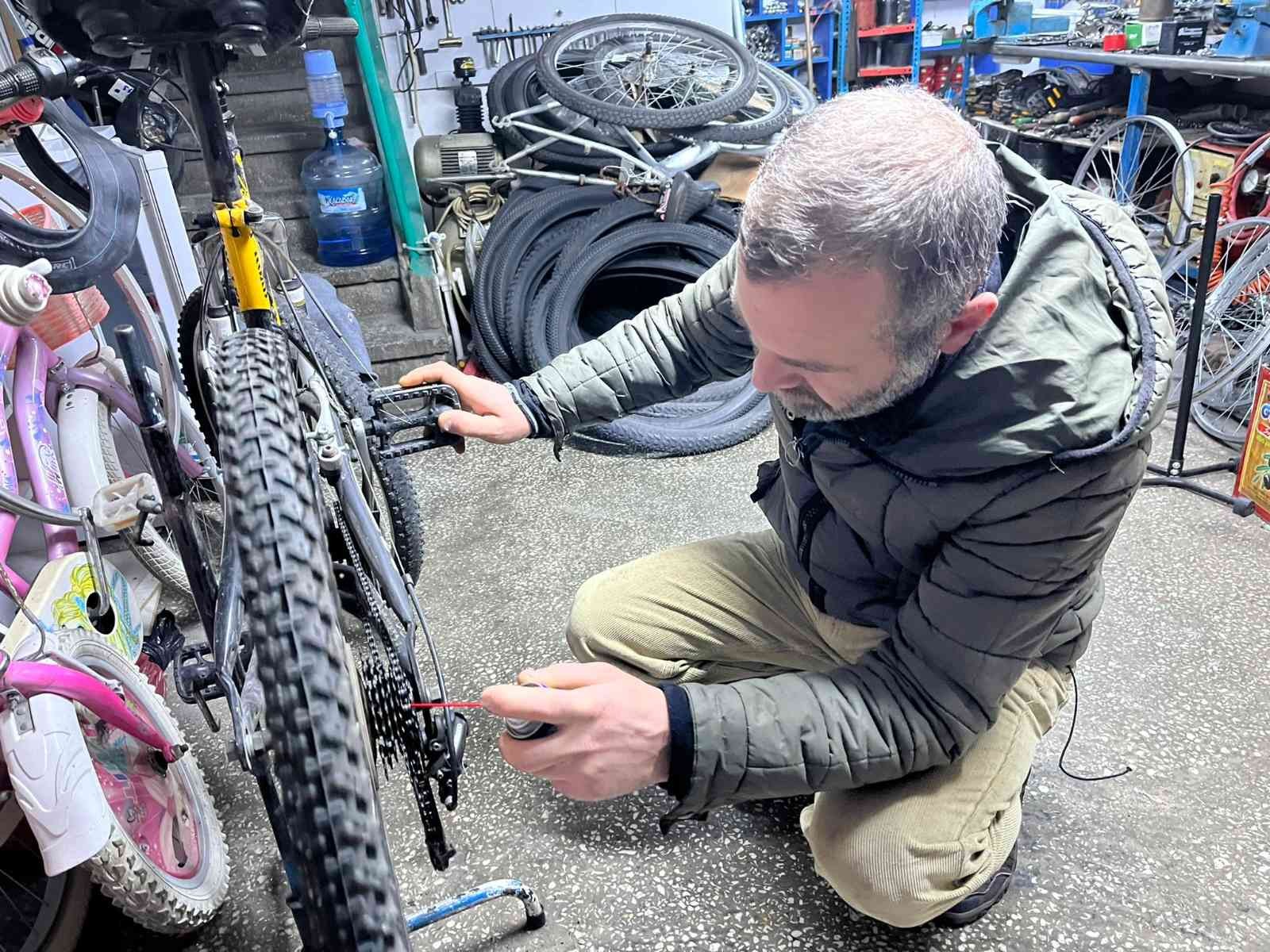 Kış aylarında bisiklet bakımı şart