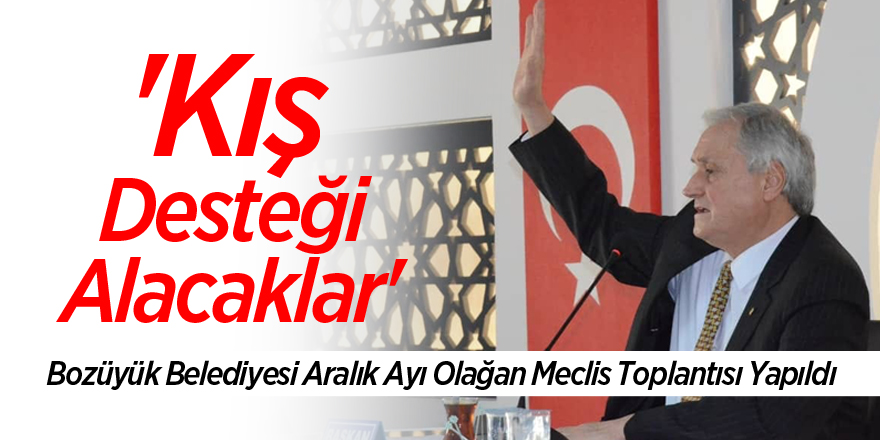 'Kış Desteği Alacaklar'