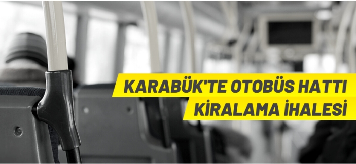 Otobüs hattı kiralanacak