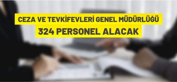 324 personel alınacak