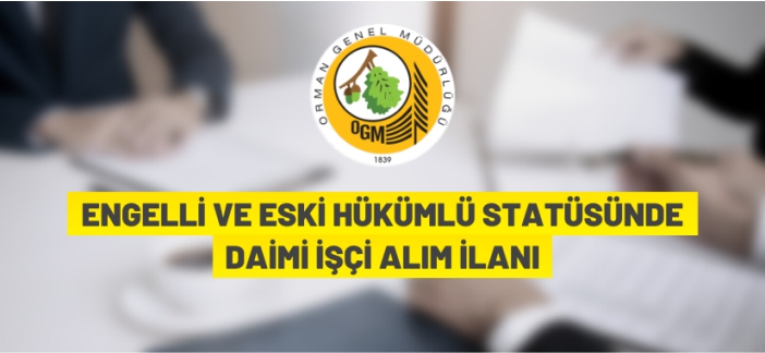 Daimi işçi alınacak