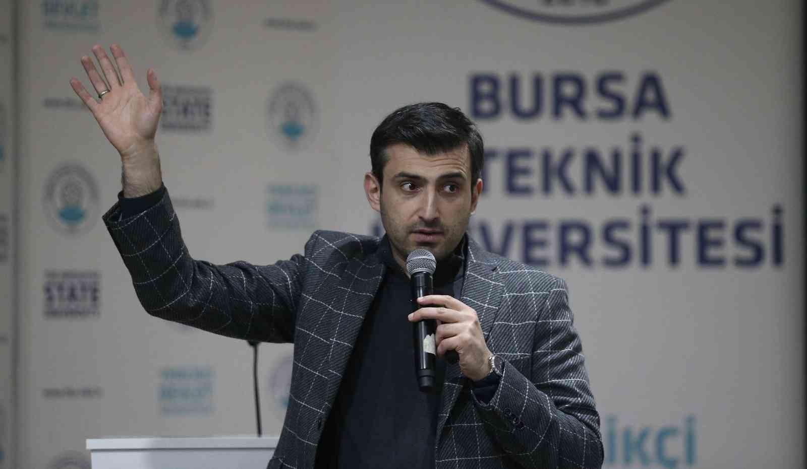 Selçuk Bayraktar öğrencilerle buluştu