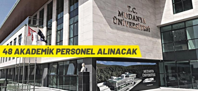 Mudanya Üniversitesi akademik personel alacak