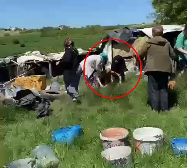 Yangını söndürmek isterken yanmıştı, dehşet anları kameralara yansıdı