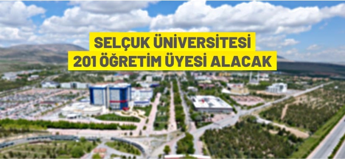 Selçuk Üniversitesi öğretim üyesi alacak