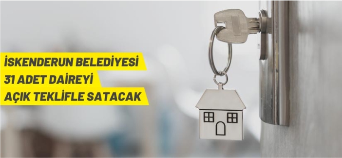 31 adet daire satılacak