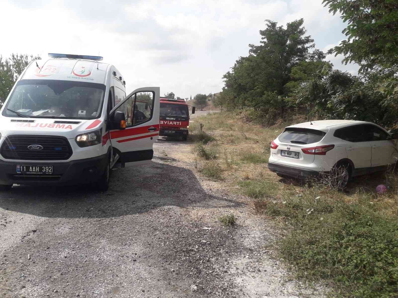 Bilecik’te yaşanan trafik kazasında 2 kişi yaralandı