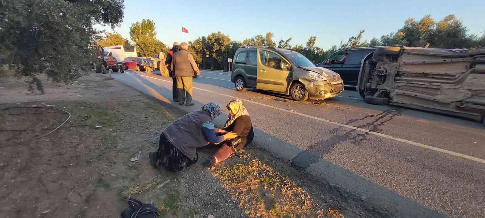 Kaza yerine giden muhabir, abisinin kazasıyla karşılaştı