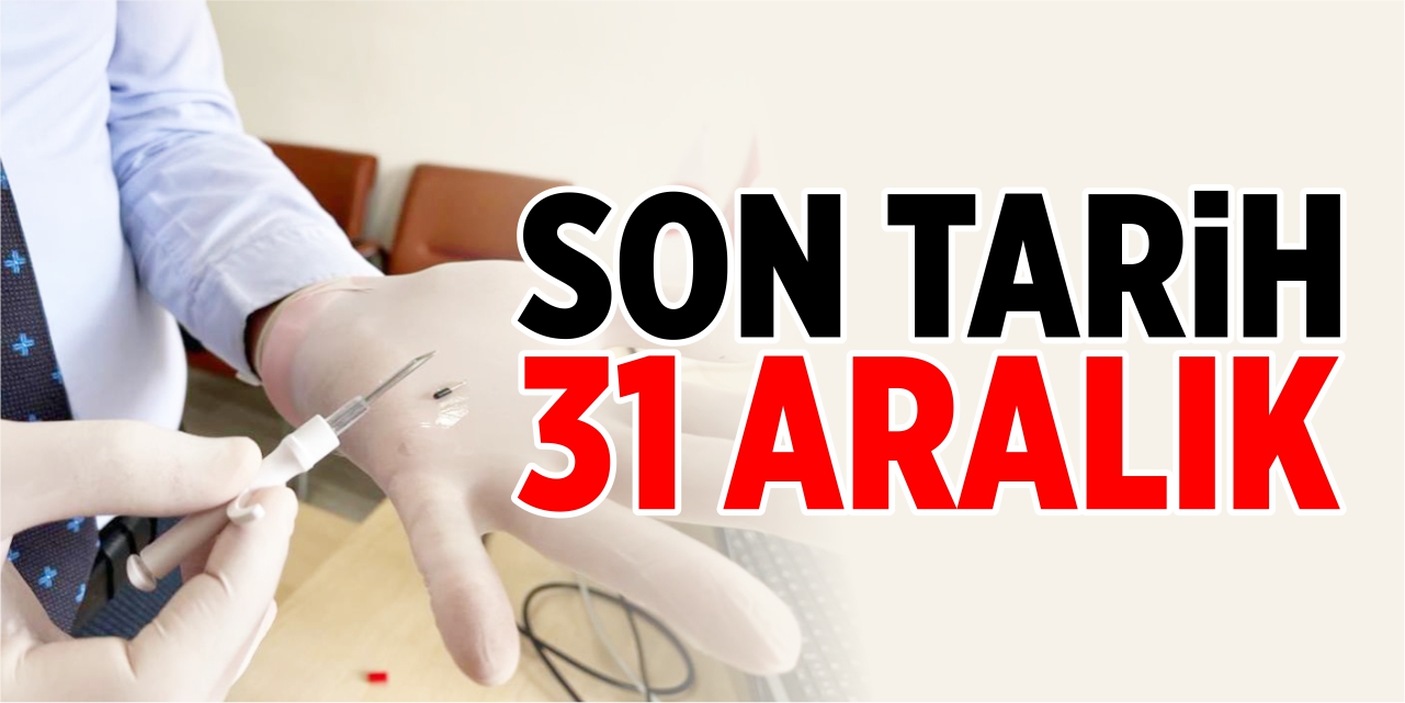 Son tarih 31 Aralık