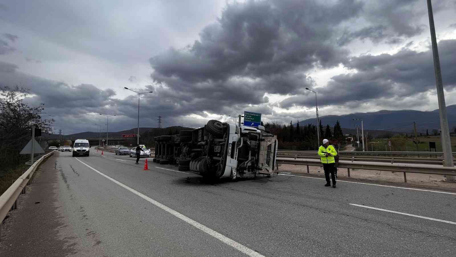 Yenişehir yolunda kaza