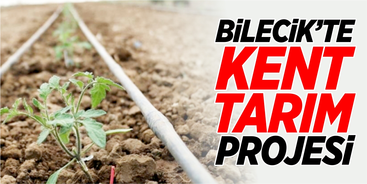 Bilecik'te Kent Tarım Projesi